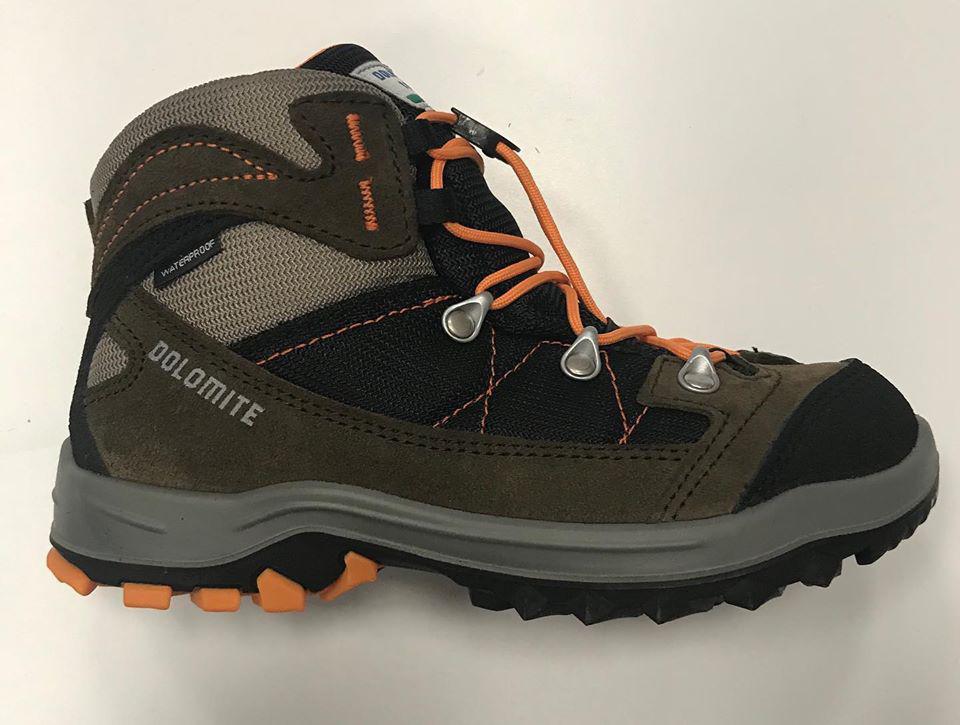 Dolomite Boy's Hiking Shoe Davos Jr WP 251268 dark beige