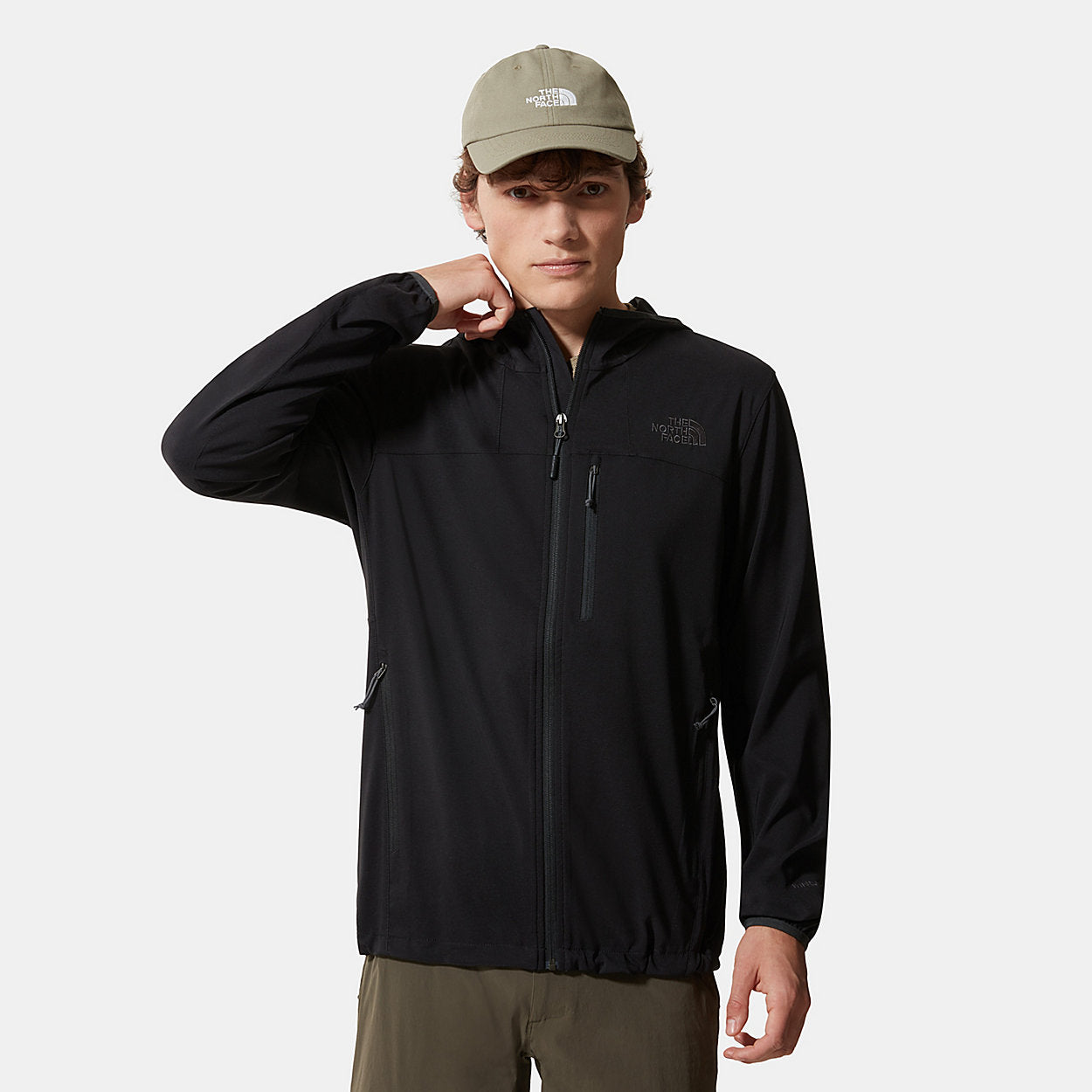 The North Face Nimble Hoodie Windbreaker Jacket NF0A2XLBJK31 Black