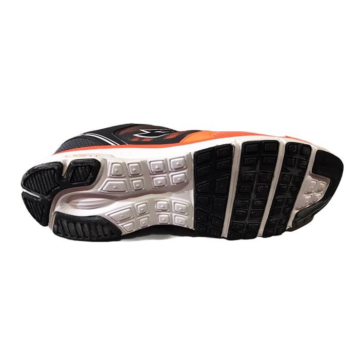 Lot of men's walking shoes Everide R5916 dark grey orange