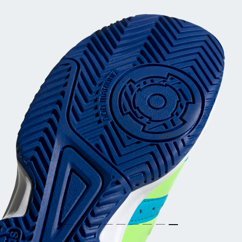 Adidas junior volleyball shoe Stabil Jr FU8402 signal cyan green royal