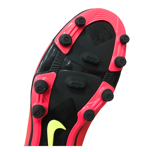 Nike Men's Mercurial Vortex II FG Soccer Cleats 651647 690 Crimson Yellow
