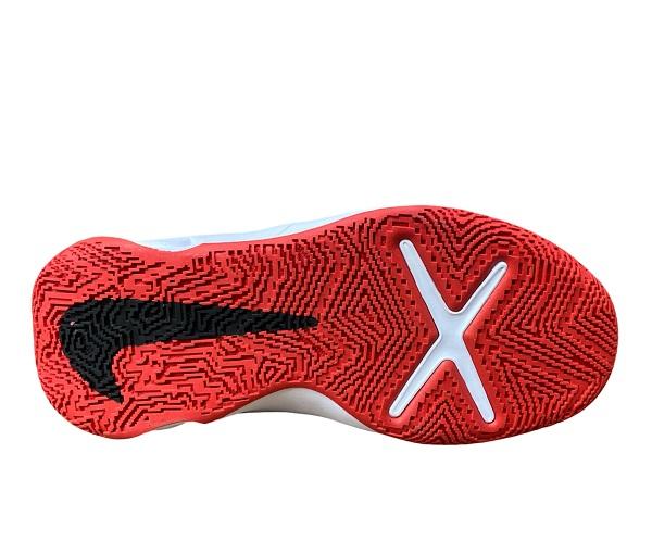 Nike Boy's Team Hustle D 10 CW6735 600 Red-Black Basketball Shoe
