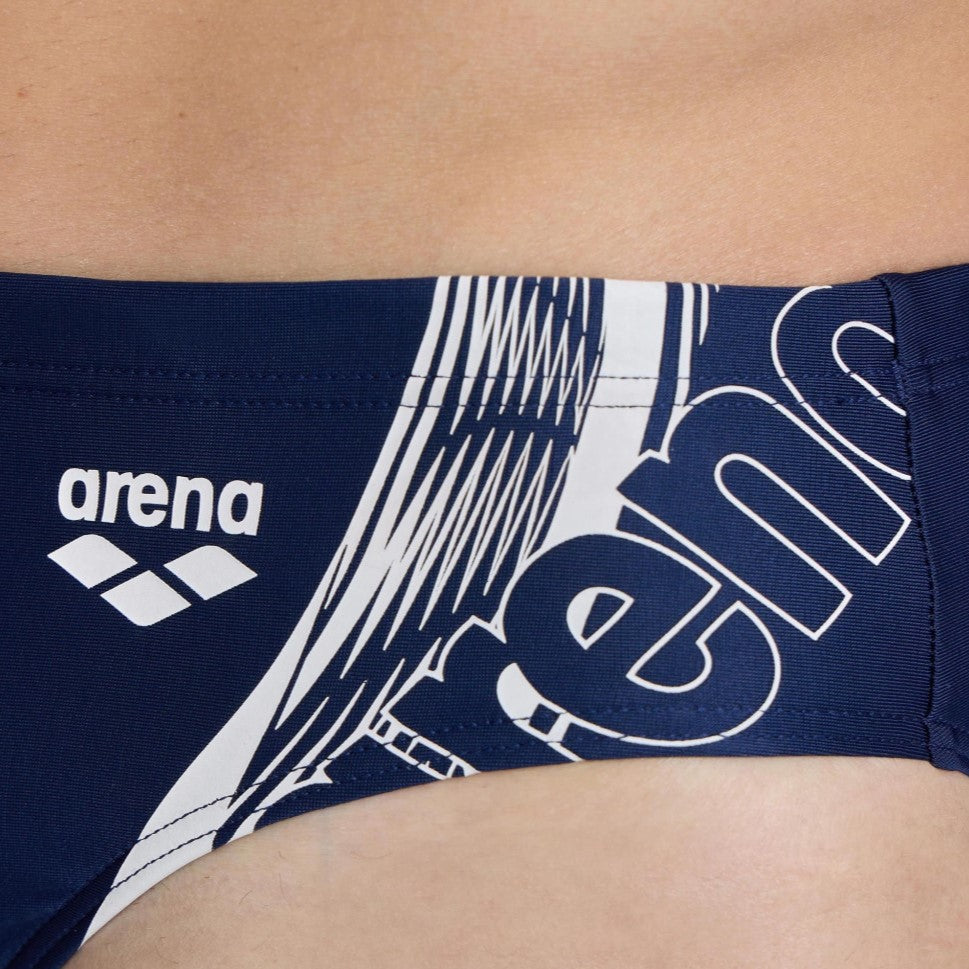 Arena Men's Swimming Briefs Graphic 005536 710 blue-white