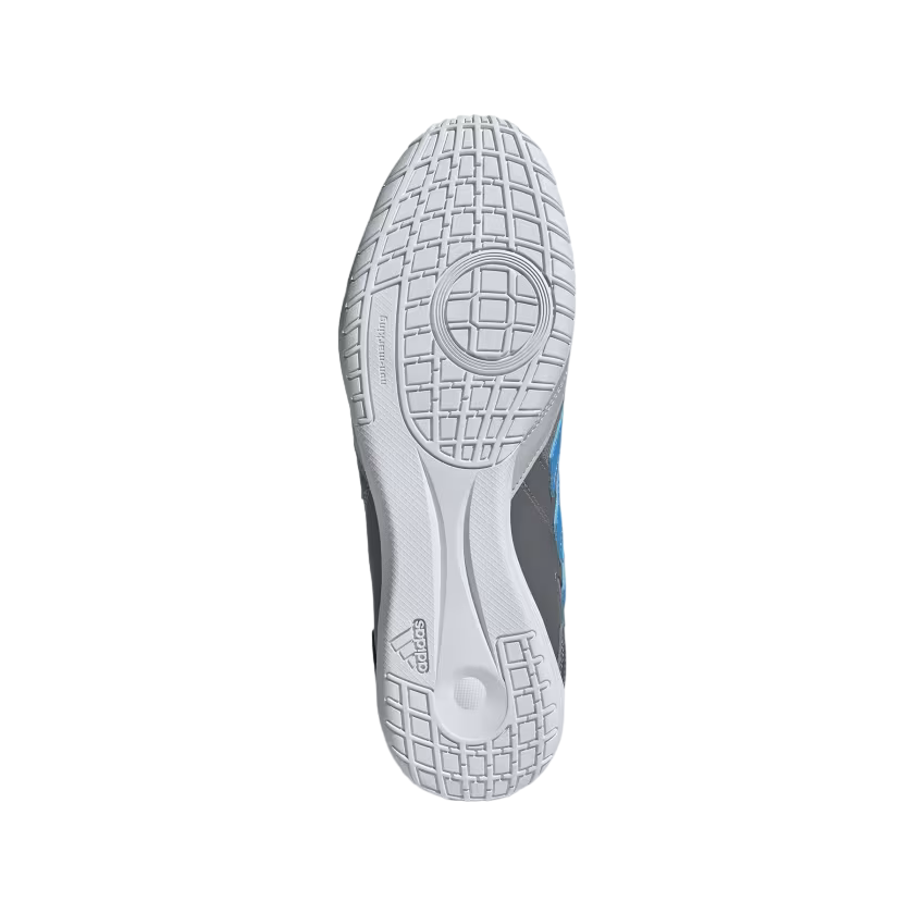 Adidas Men's Super Sala 2 Indoor Soccer Shoe IE7556 Grey-Blue