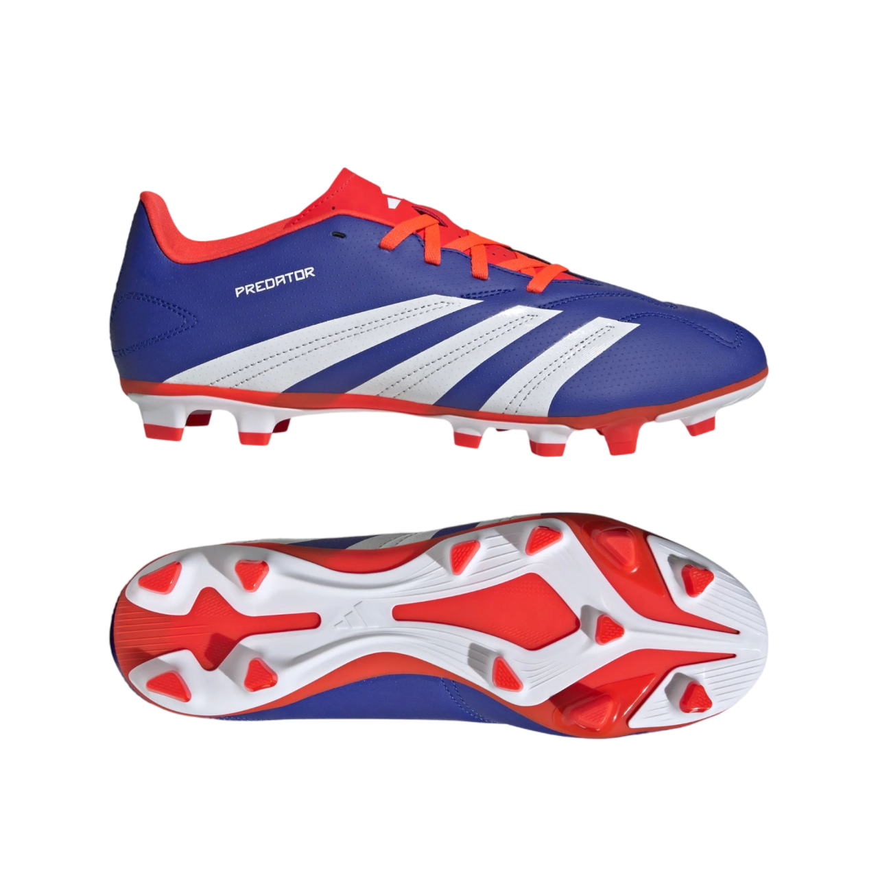 Adidas Predator Club FxG Men's Football Boots Blue White