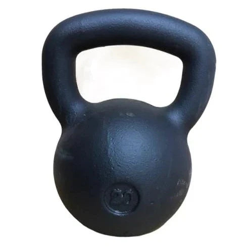 CONTES 20kg Black Cast Iron Kettlebell
