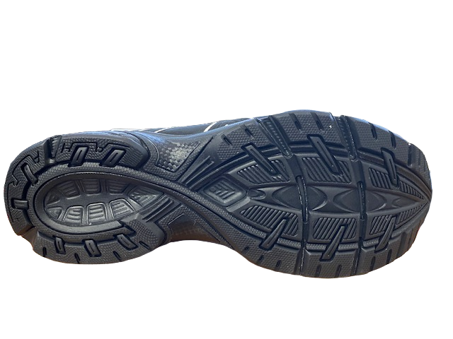 Asics Gel Blackhawk 3 T9D2Y 9090 black leather walking shoe