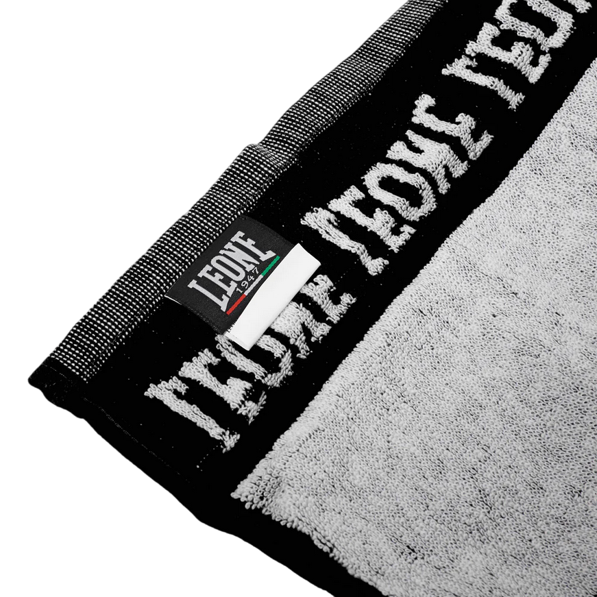Leone Boxing Towel AC914 Black - 100% Cotton Terry