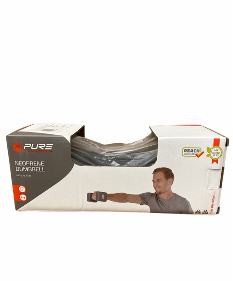 2Improve Neoprene Dumbbells 2x6kg P2I201440 - Grey LEGENDARY Set