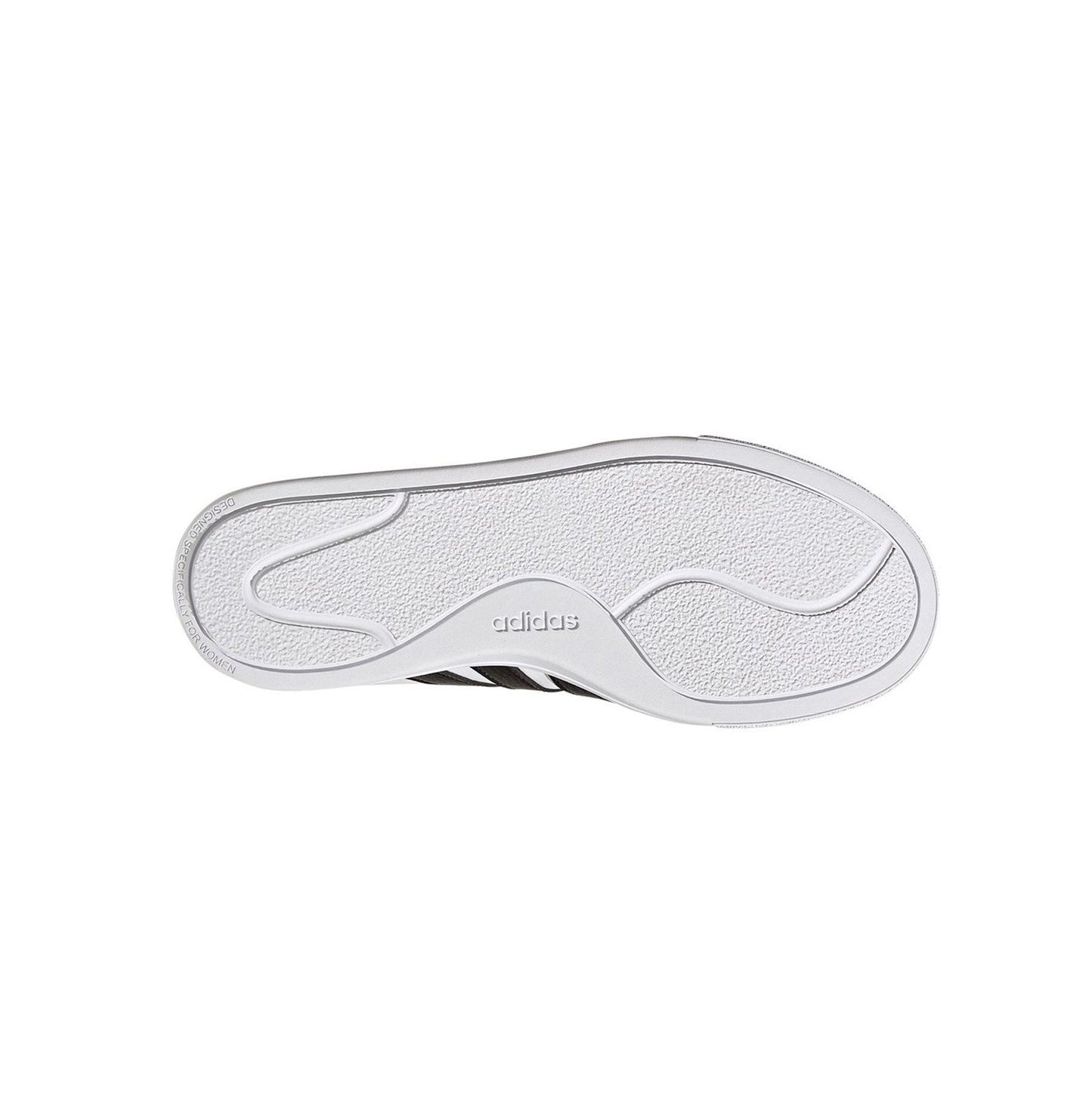 Adidas Women's Court Platform Wedge Sneakers HQ4532 White Black