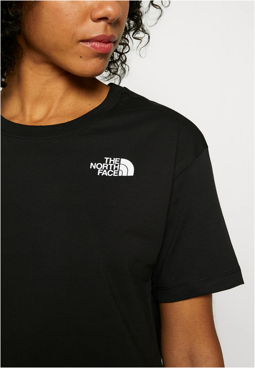 The North Face Girl's Crop Dome Tee NF0A82ECJK31 black