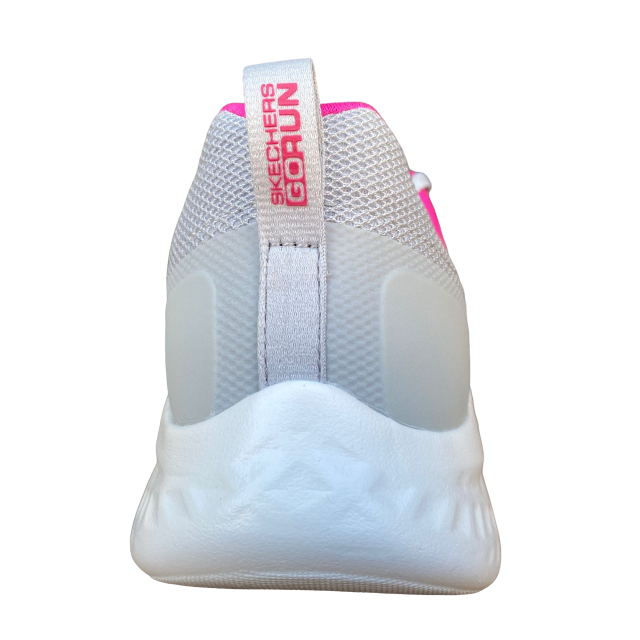 Skechers Go Run Lite 129423-GYPK Grey Pink Women's Vegan Sustainable Washable Running Shoe