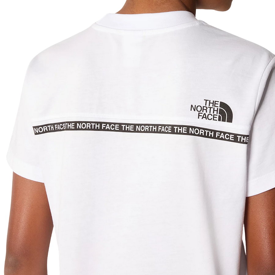 The North Face Zumu boys' short-sleeved cotton t-shirt NF0A877SFN41 white