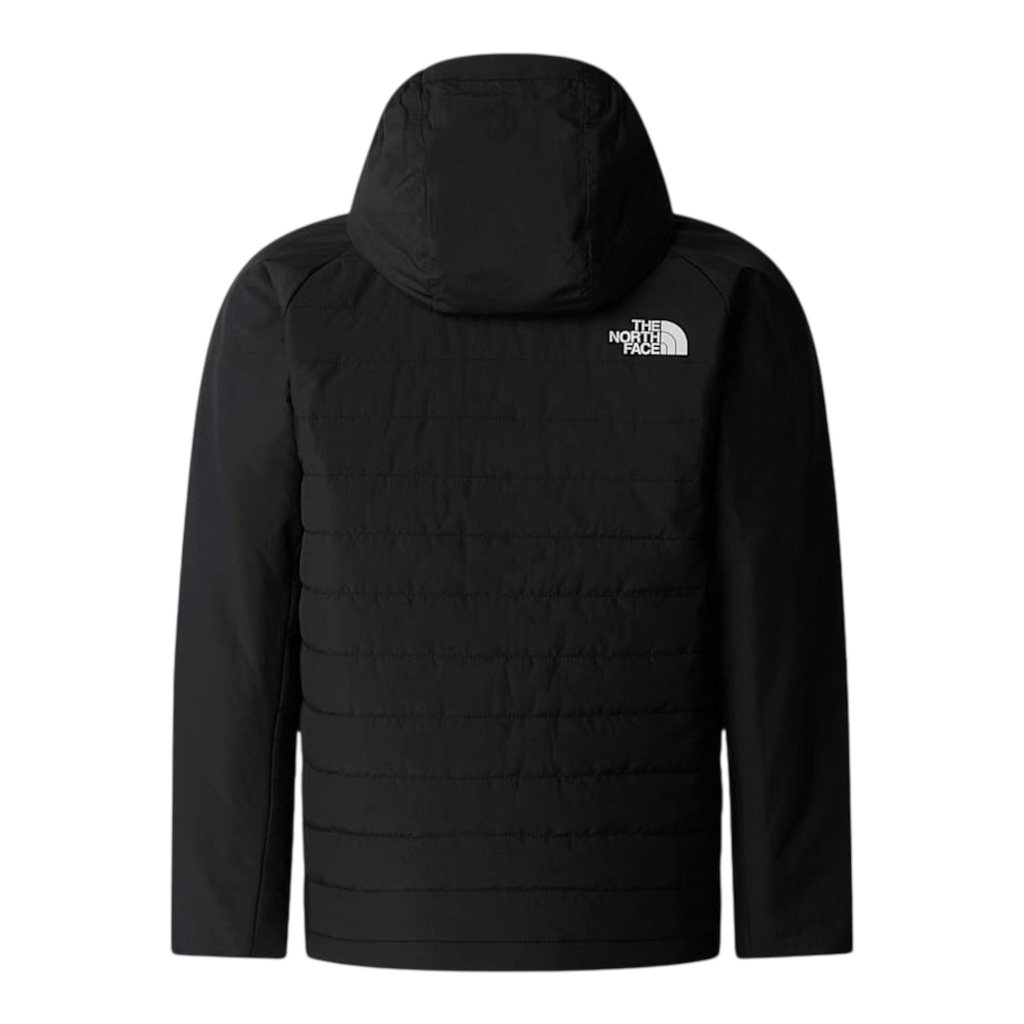 The North Face Giacca Never Stop Ragazzo NF0A89HRJK31 Nero Sintetico scritta logo braccio chiuso dietro