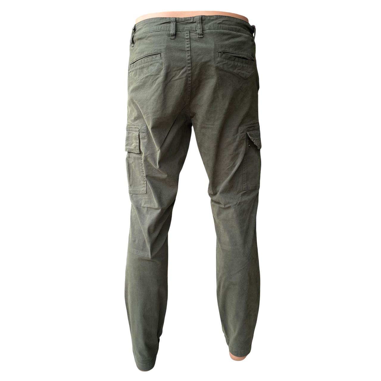 Trez Pantalone Uomo Tasconi PIPE3-17ZRT M49750 638 Verde – Slim, cargo, pratico, stile outdoor, resistente. - retro