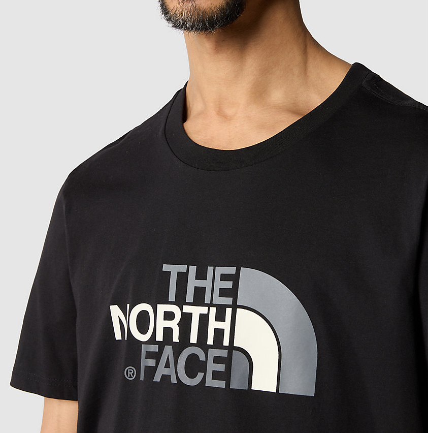 The North Face Men's S/S Easy NF0A2TX3JK31 black short-sleeve t-shirt