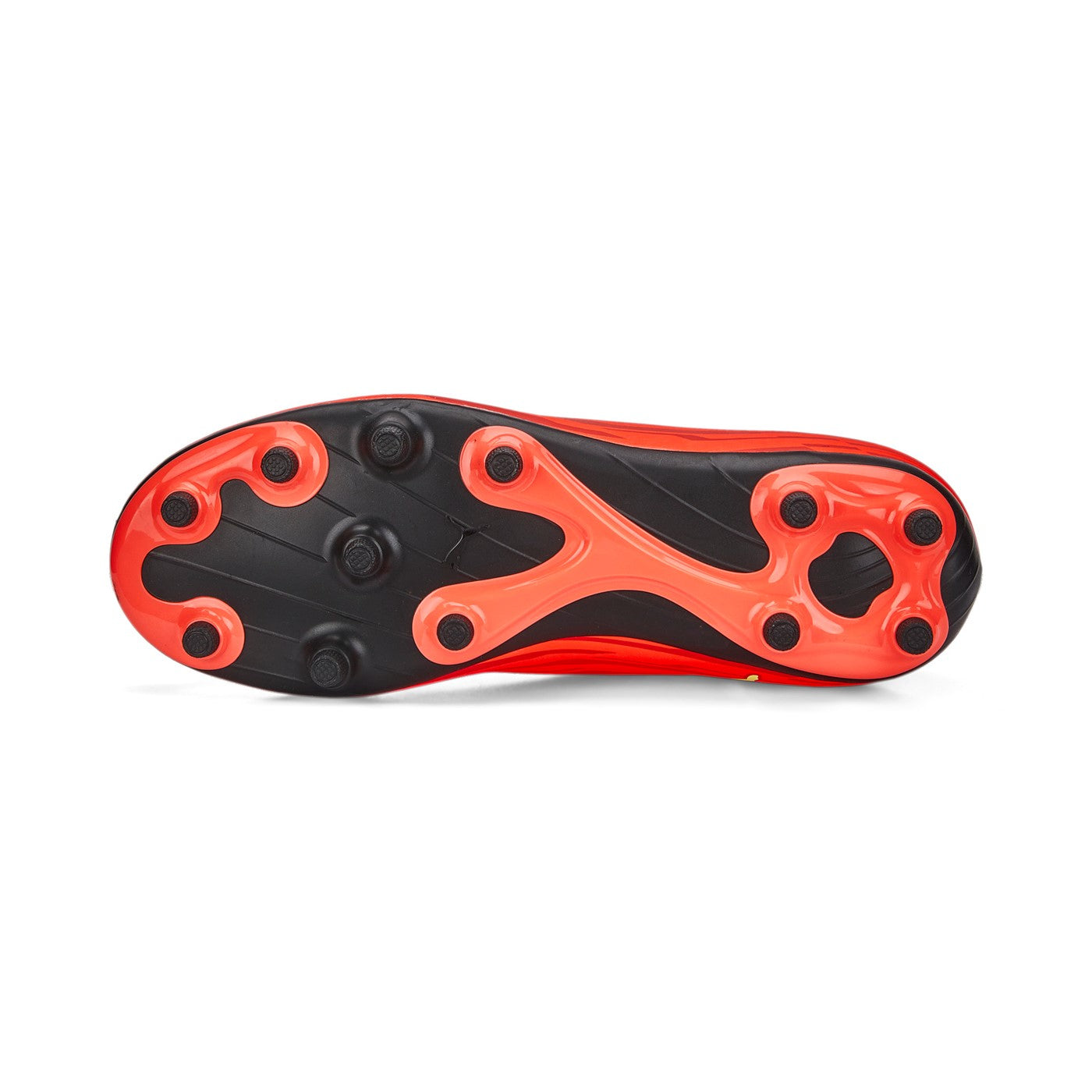 Puma Boys' Rapido III FG-AG 106576 07 Red-Yellow Football Boot