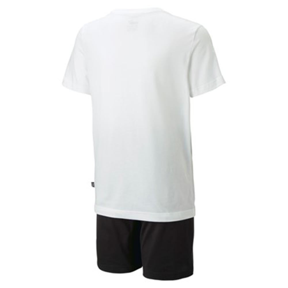 Puma Kids' T-Shirt and Shorts Jersey Set 847310-57 white-black