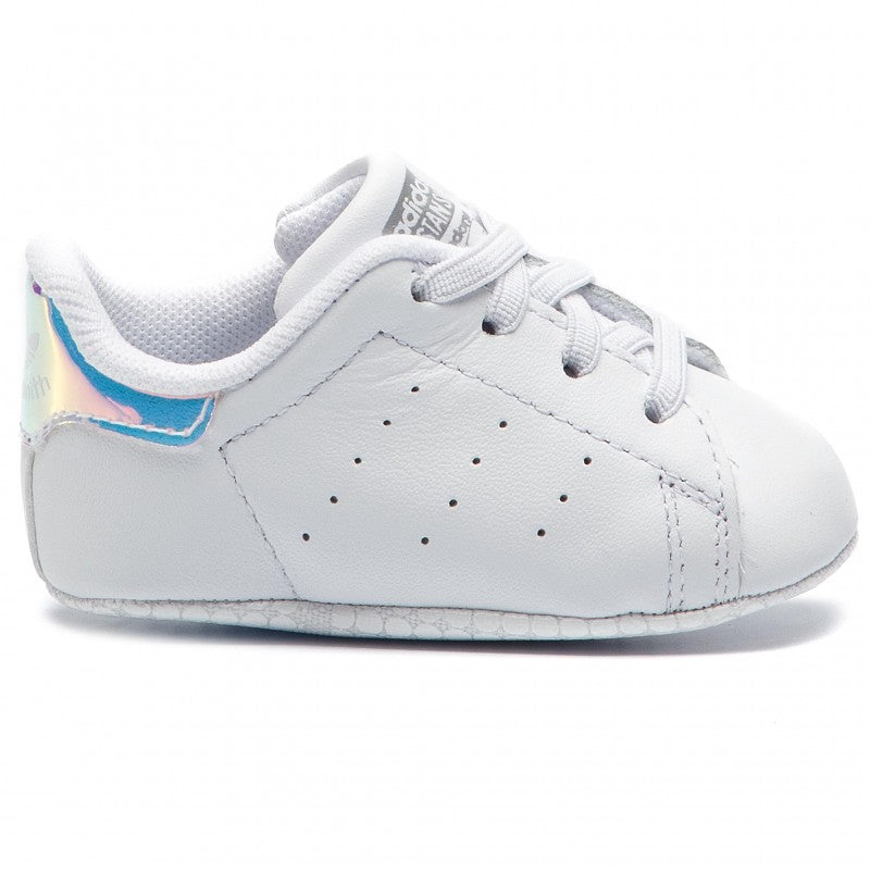 Adidas Originals Stan Smith Crib Shoes CG6543 White Silver