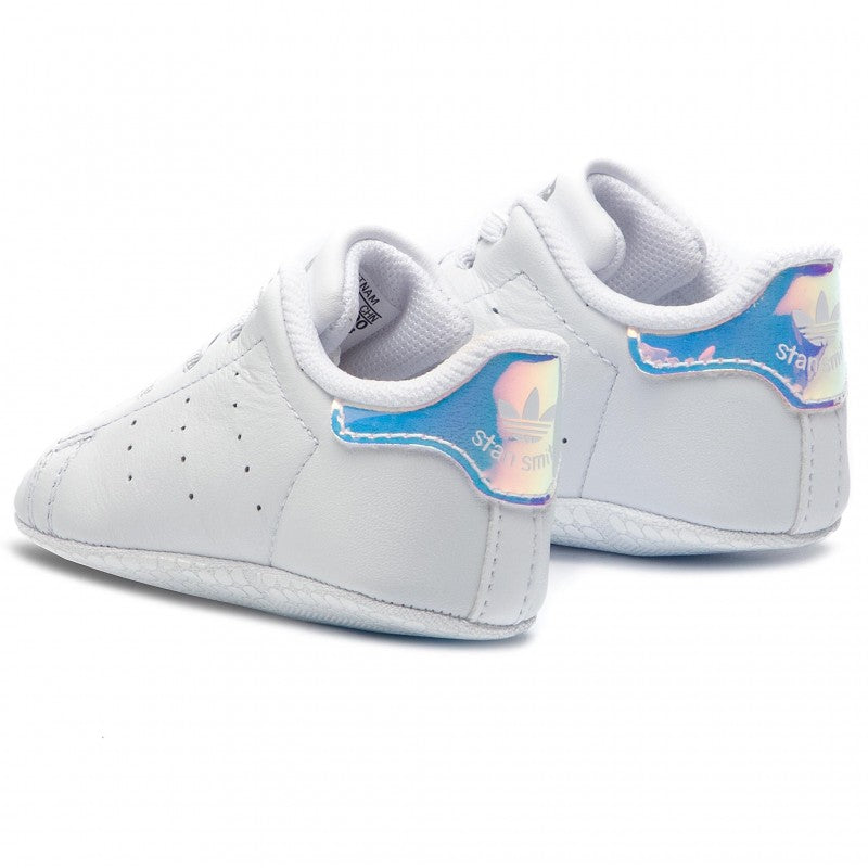 Adidas Originals Stan Smith Crib Shoes CG6543 White Silver