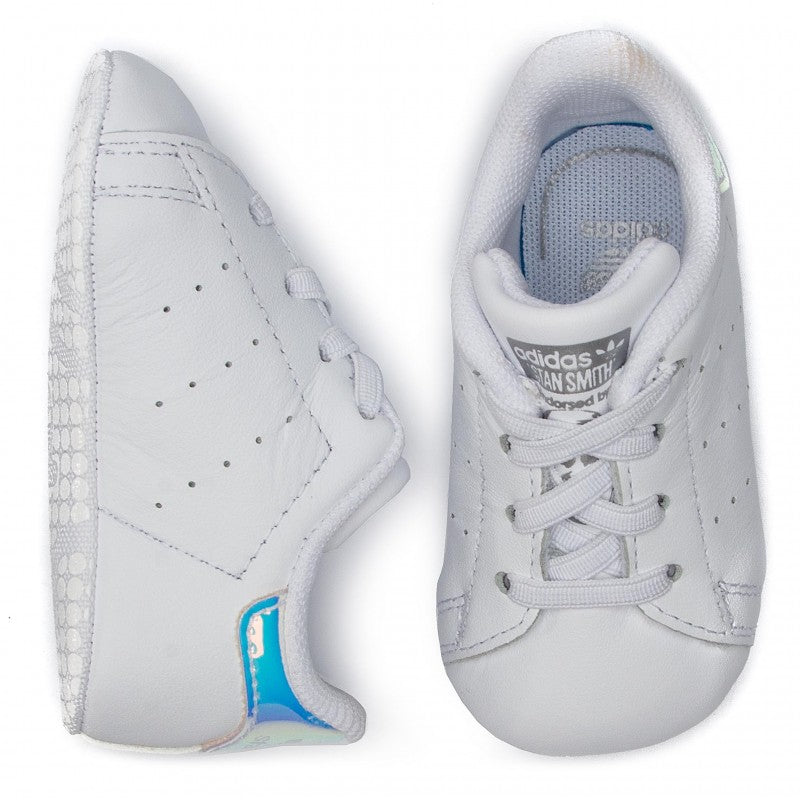 Adidas Originals Stan Smith Crib Shoes CG6543 White Silver