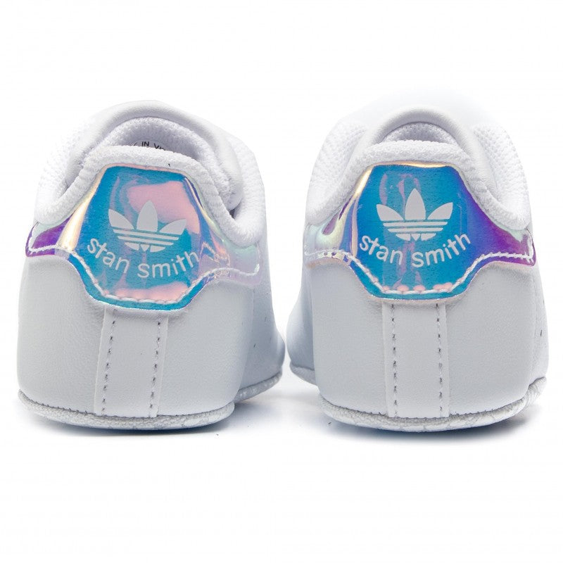 Adidas Originals Stan Smith Crib Shoes CG6543 White Silver