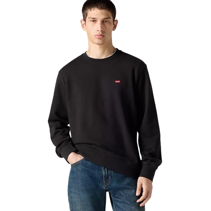 Levi's Housemark Original 359090003 Felpa Girocollo Uomo Nero