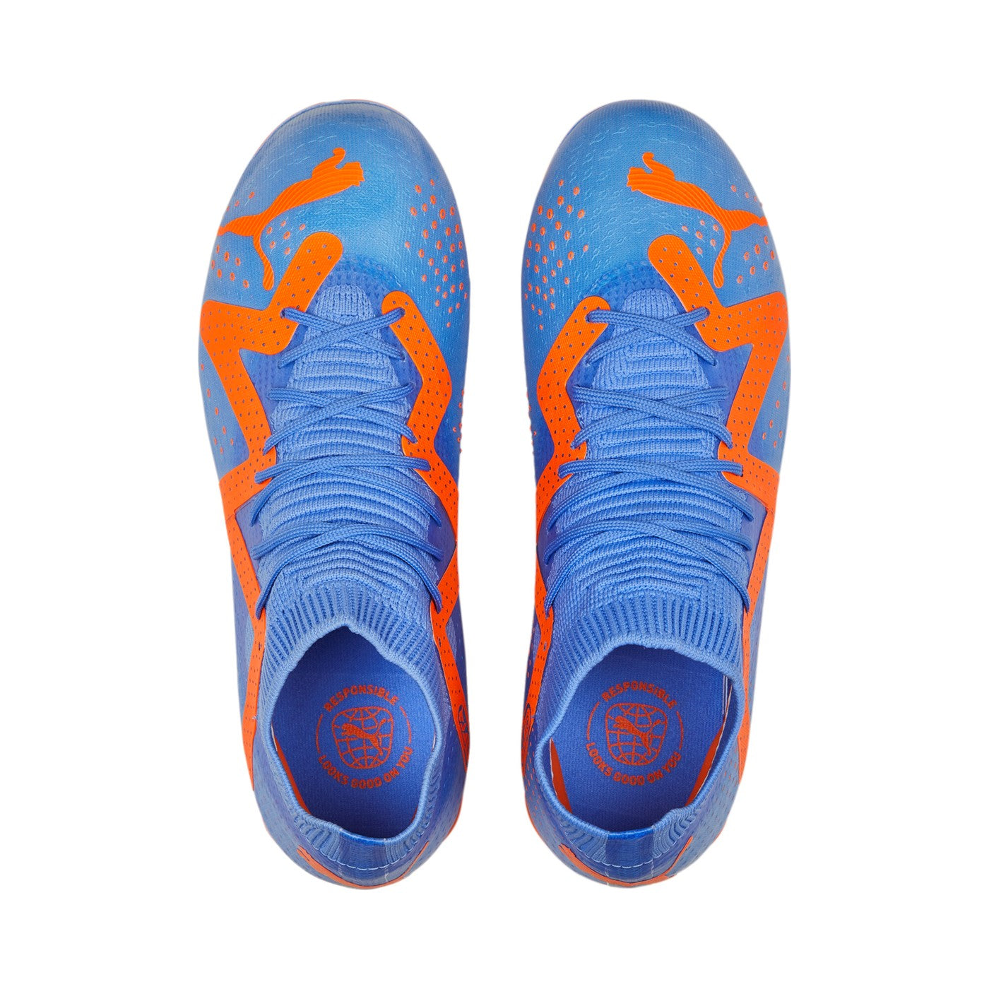 Puma Boy's Football Boot Future Match FG/AG 107195-01 blue-orange
