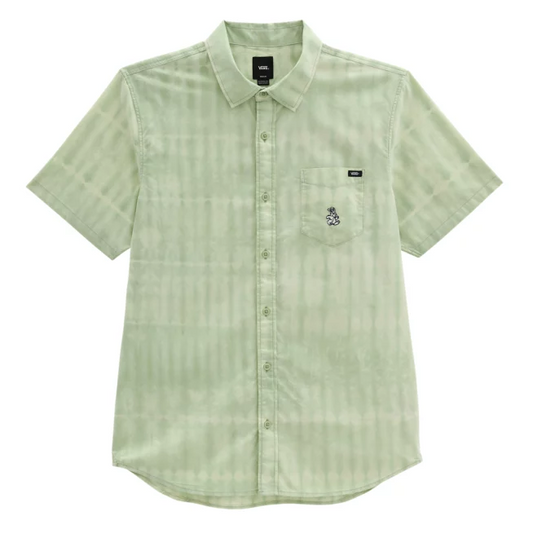 Vans Camicia manica corta Piece Of Mind Woven SS VN0A5KMNYV91 celadon green-tie dye
