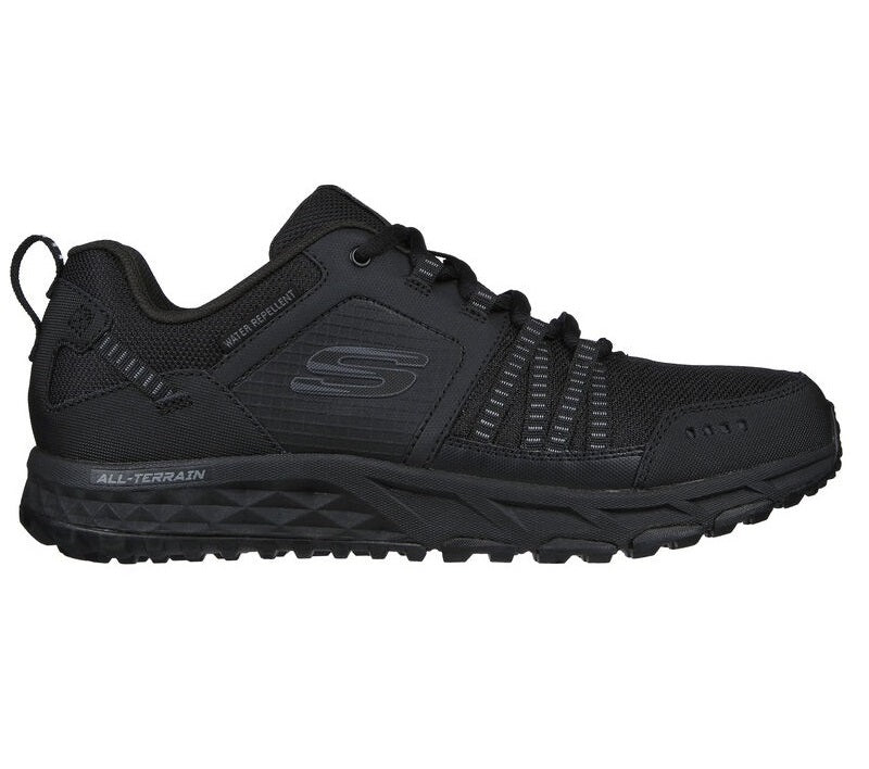 Skechers Men's Escape Plan 51591 BBK Trail Shoe, Black