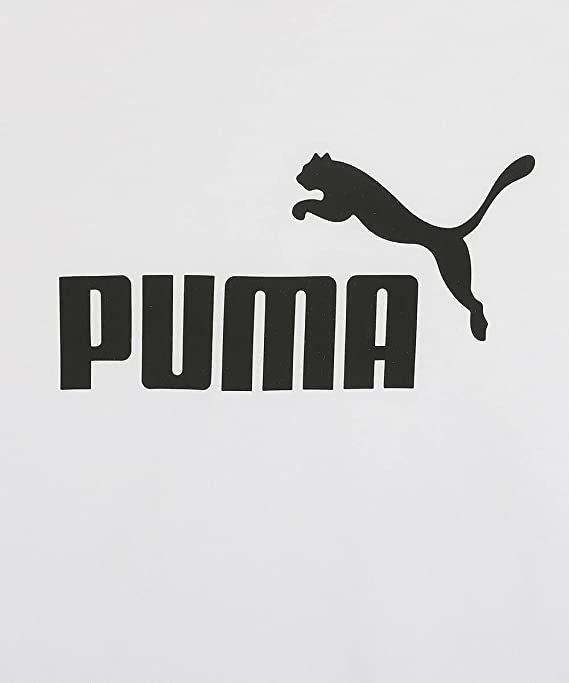 Puma Girls' Short Sleeve T-Shirt ESS Logo Tee G 587029 02 white