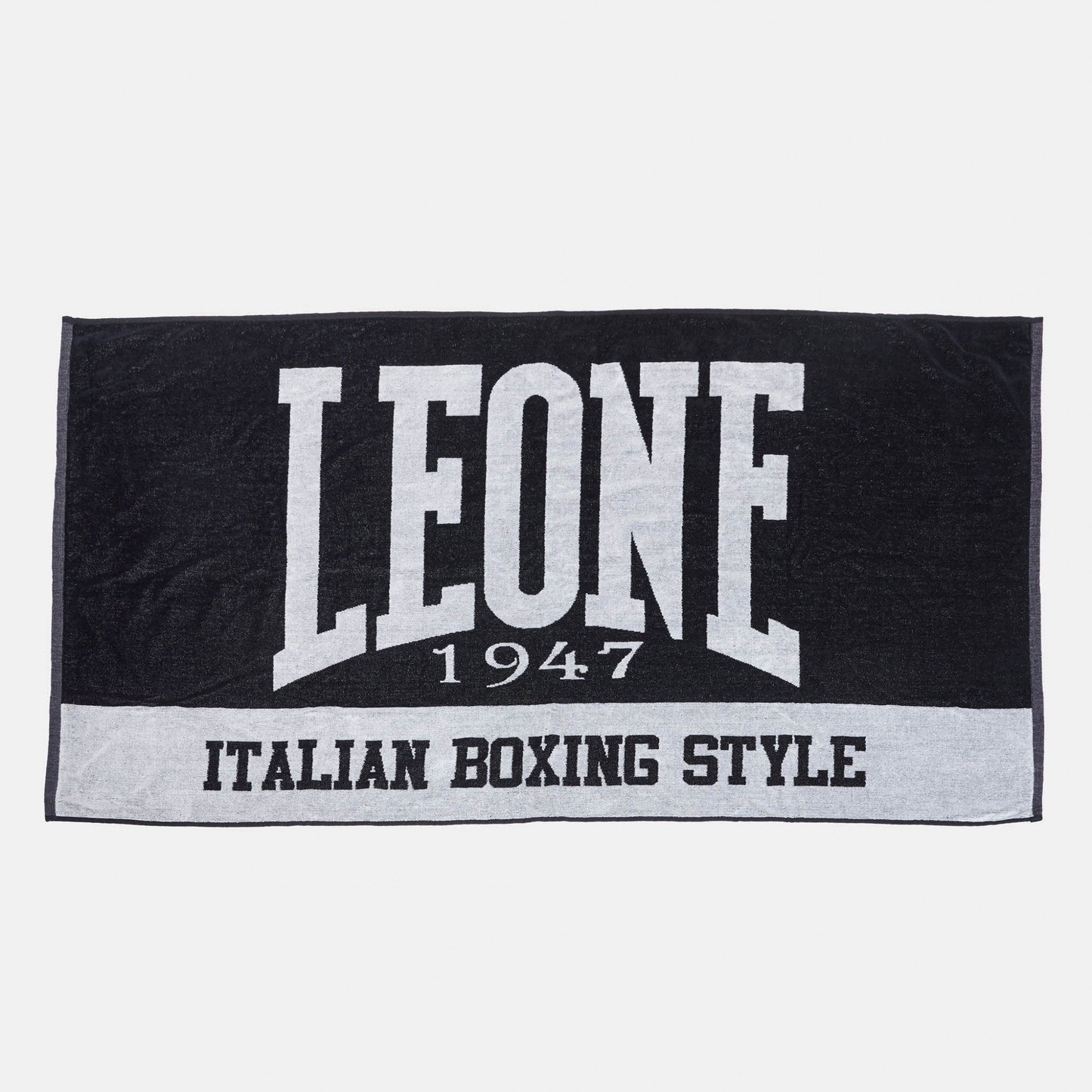 Leone gym towel AC916 Black/Grey
