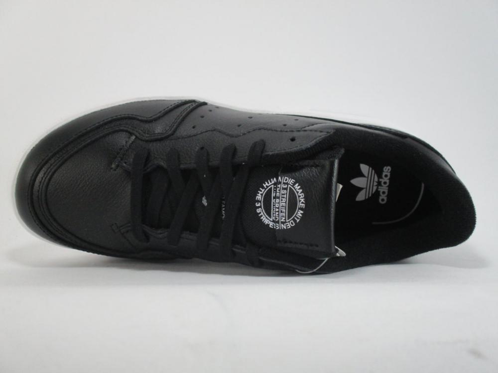 Adidas Originals Supercourt C EG0410 black lace-up sneakers for kids
