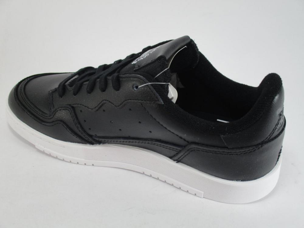 Adidas Originals Supercourt C EG0410 black lace-up sneakers for kids