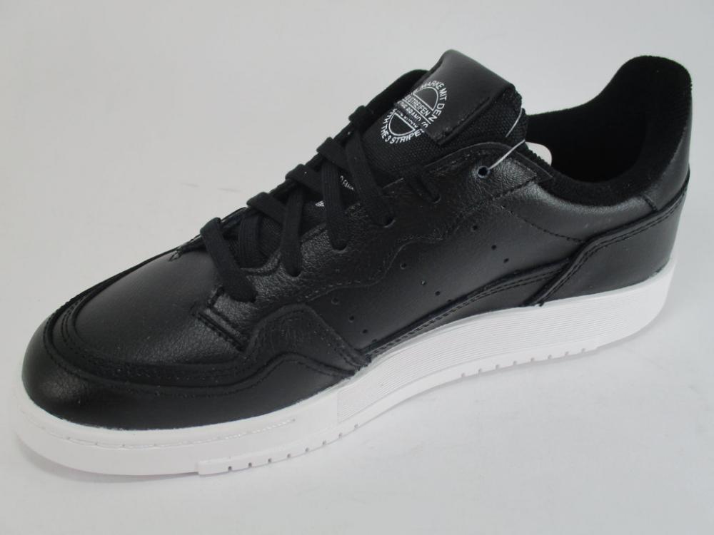 Adidas Originals Supercourt C EG0410 black lace-up sneakers for kids