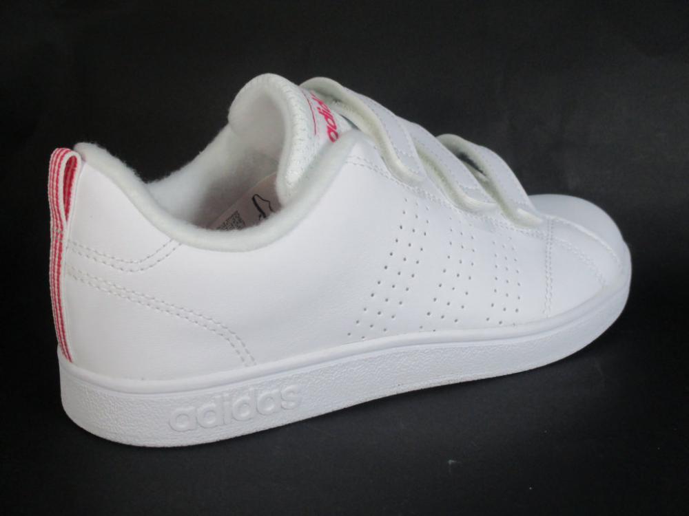Adidas girls' sneakers with hook-and-loop fasteners VS ADV CL CMF C BB9978 white