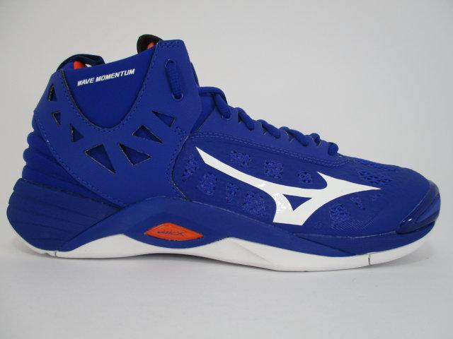 Mizuno Wave Momentum Mid V1GA191700 blue volleyball shoe