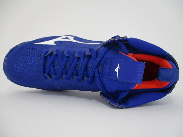 Mizuno Wave Momentum Mid V1GA191700 blue volleyball shoe
