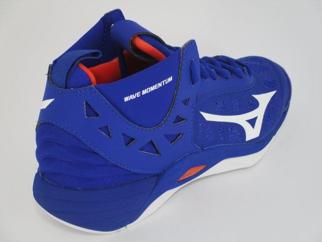 Mizuno Wave Momentum Mid V1GA191700 blue volleyball shoe