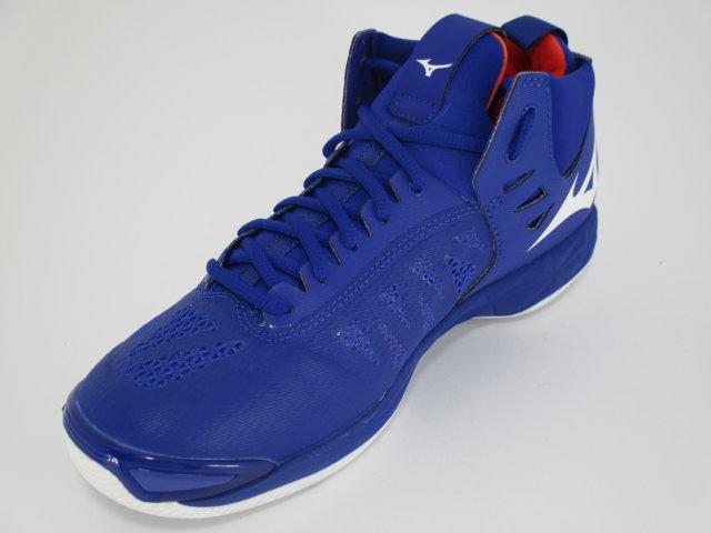 Mizuno Wave Momentum Mid V1GA191700 blue volleyball shoe
