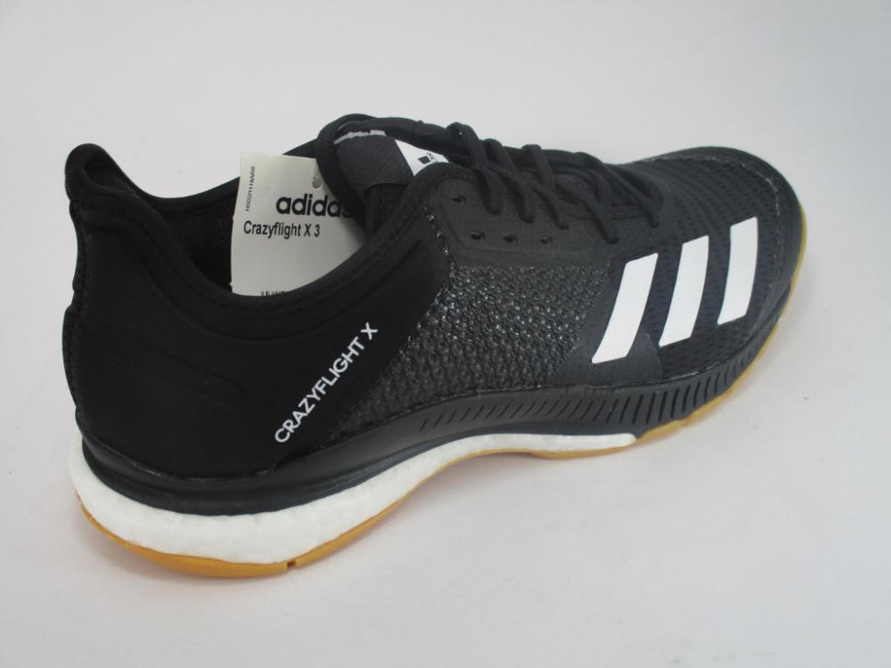 Adidas Crazyflight X 3 D97832 men's volleyball shoe black white