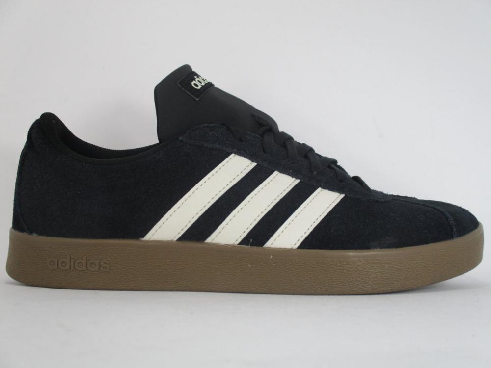 Adidas VL Court 2.0 F34551 Men's Black Suede Sneakers