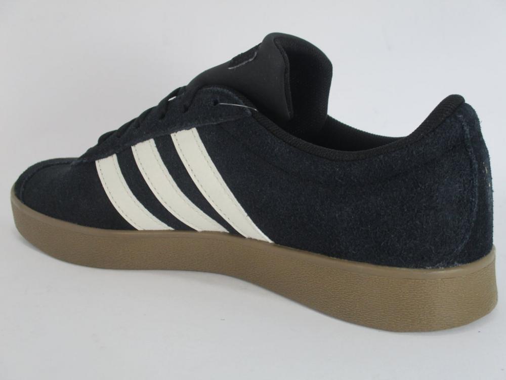 Adidas VL Court 2.0 F34551 Men's Black Suede Sneakers