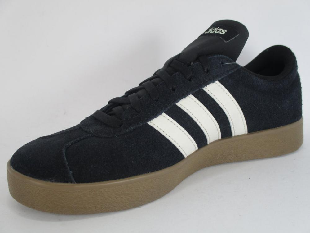 Adidas VL Court 2.0 F34551 Men's Black Suede Sneakers