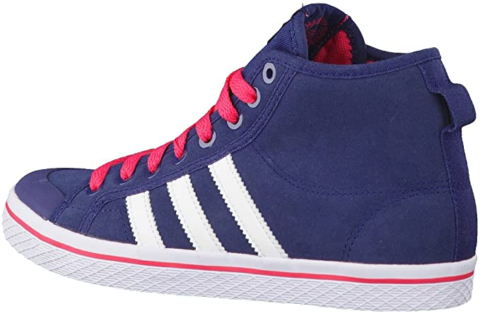 Adidas Originals Women's Honey Stripes Mid W Q34210 high-top sneakers blue-violet