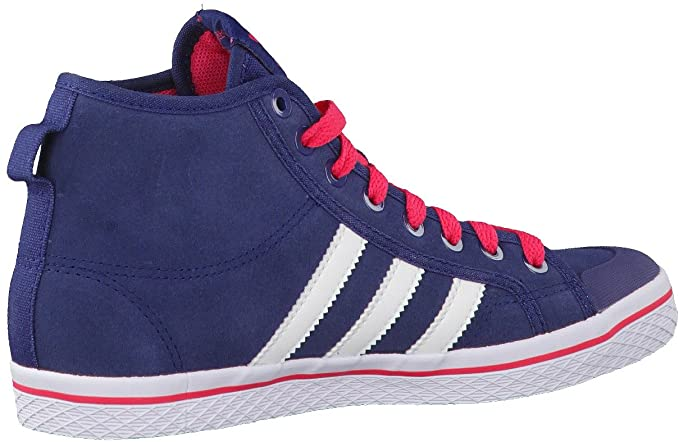 Adidas Originals Women's Honey Stripes Mid W Q34210 high-top sneakers blue-violet
