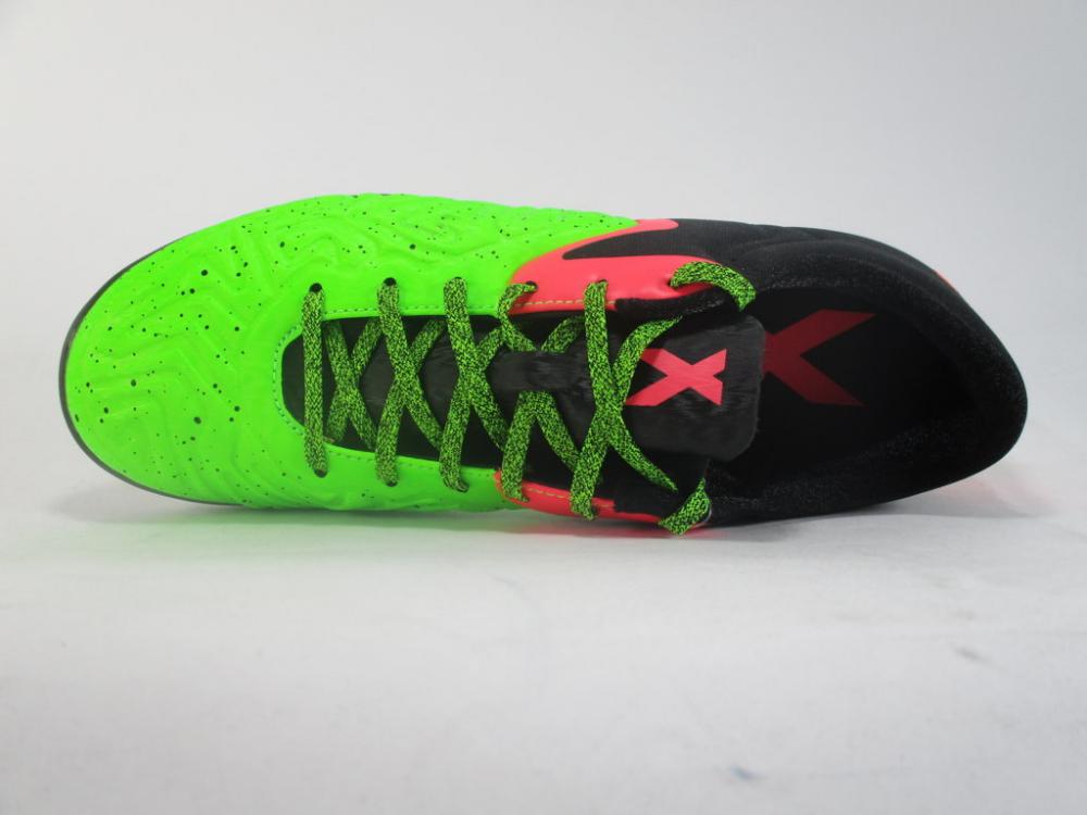 Adidas X 15.2 CT B27117 indoor soccer shoes coral green black