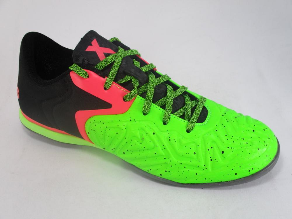 Adidas X 15.2 CT B27117 indoor soccer shoes coral green black