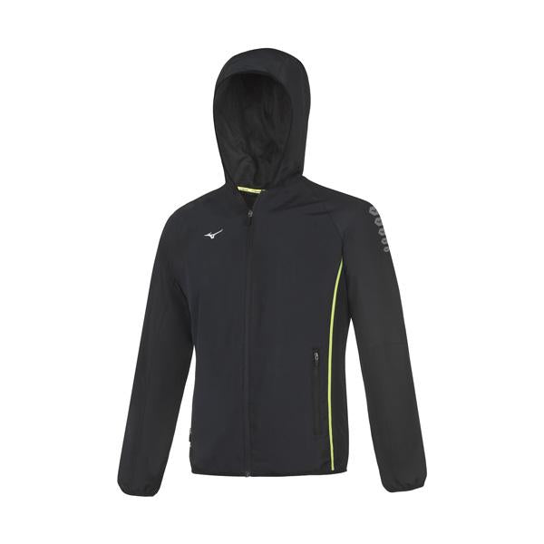 Mizuno Men's Nagasaki Micro Windbreaker Sports Jacket 32EE7002 09 Black