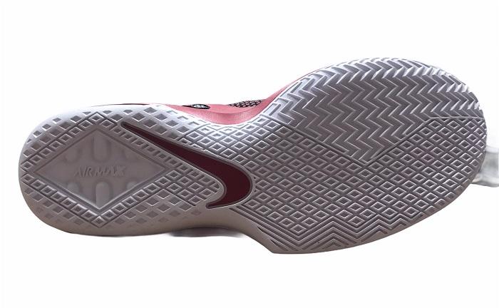 Nike Men's Air Max Infuriate Low 852457 006 Black-White-Red Basketball Shoe